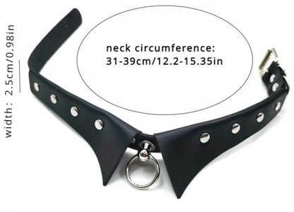 Studded Leatherette Pet collar