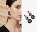 Oversized Zirconia Earrings