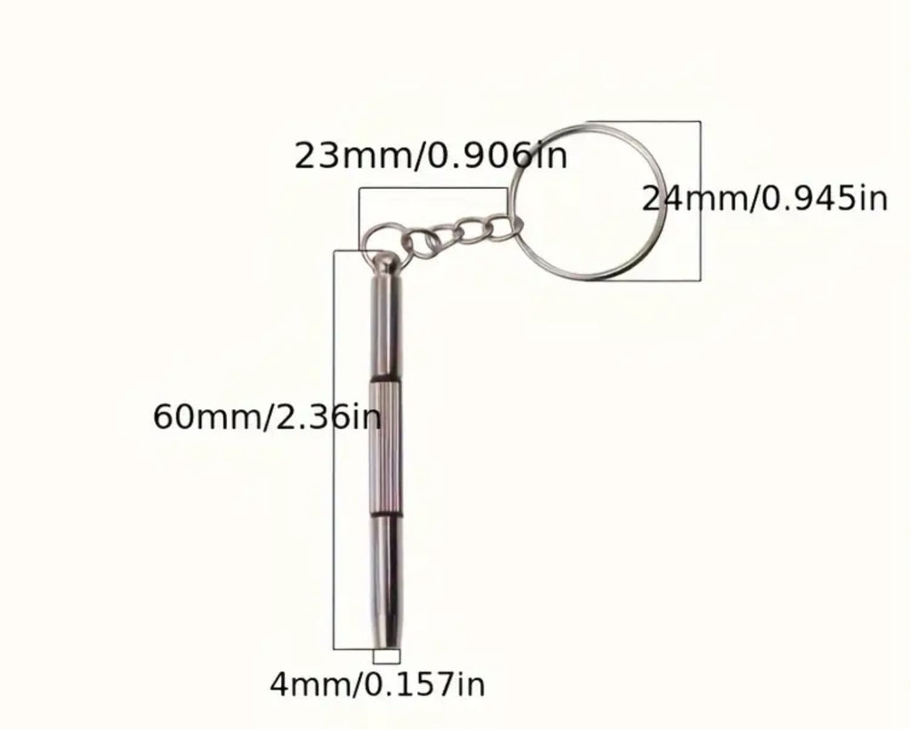 Porte-clés jeu de tournevis