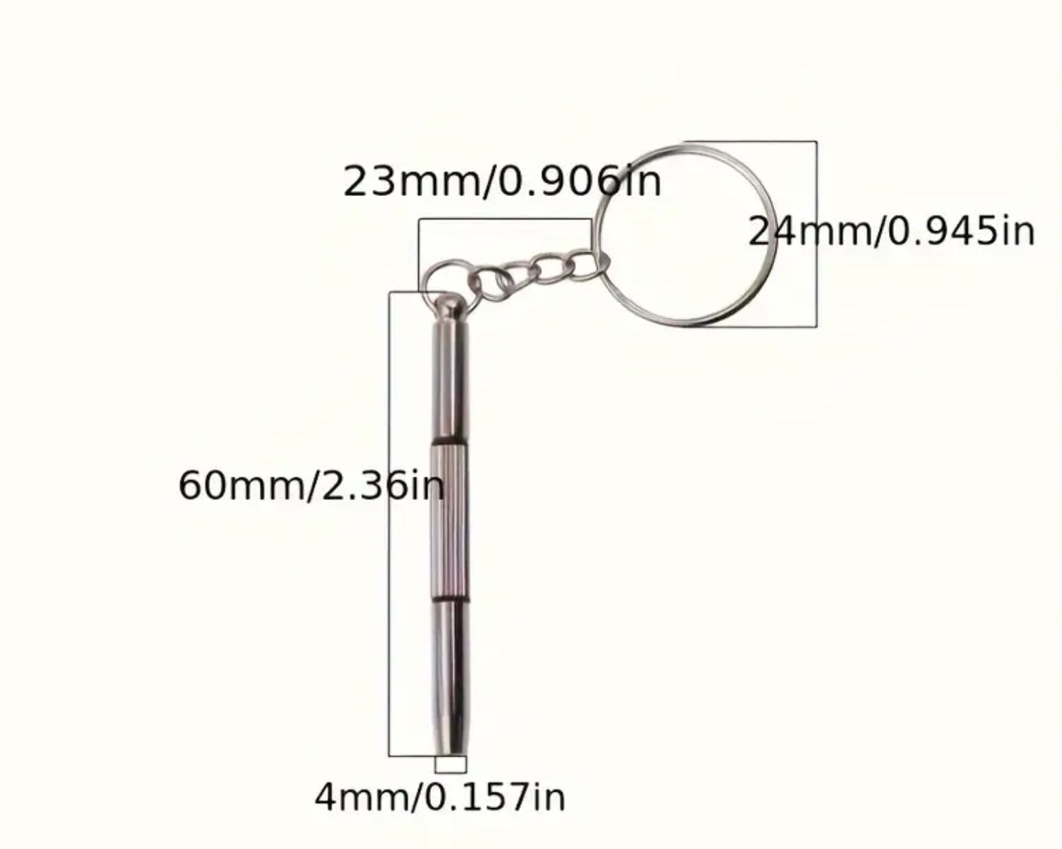 Porte-clés jeu de tournevis