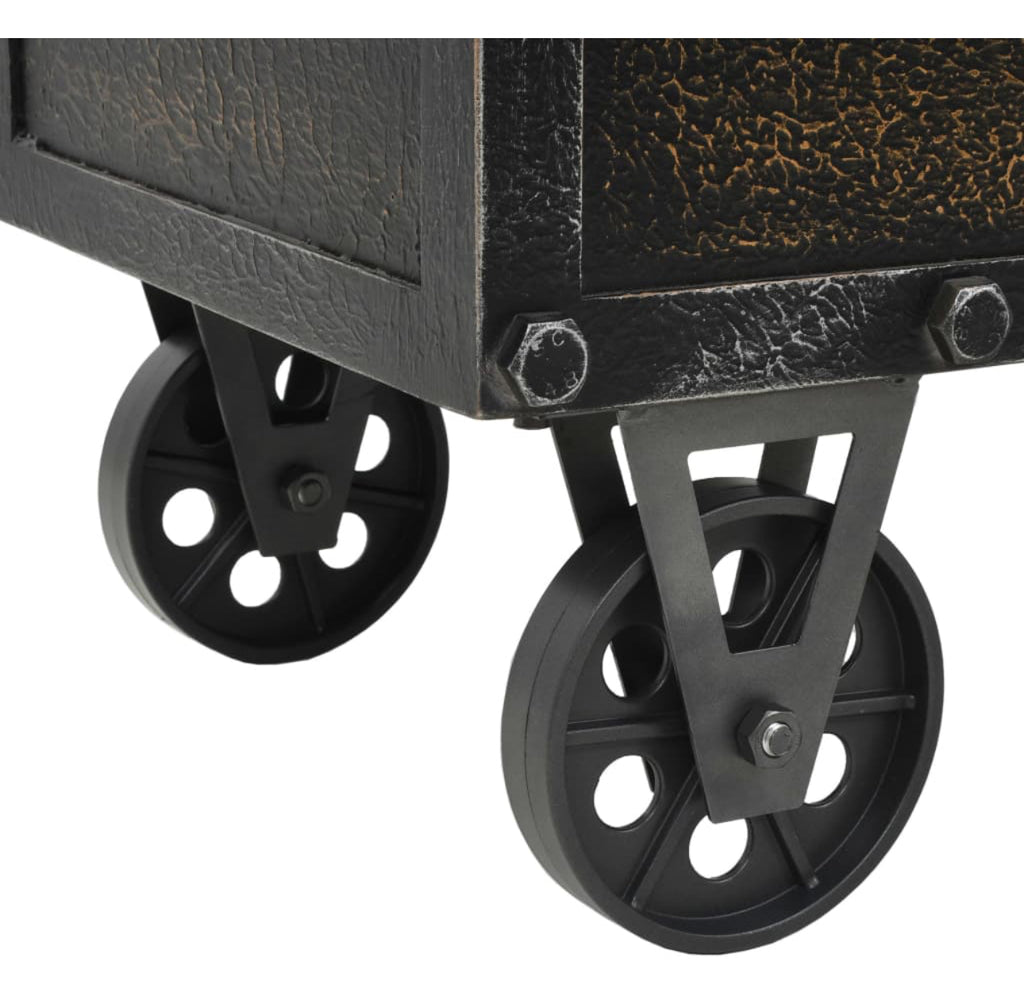 Banc de rangement industriel 