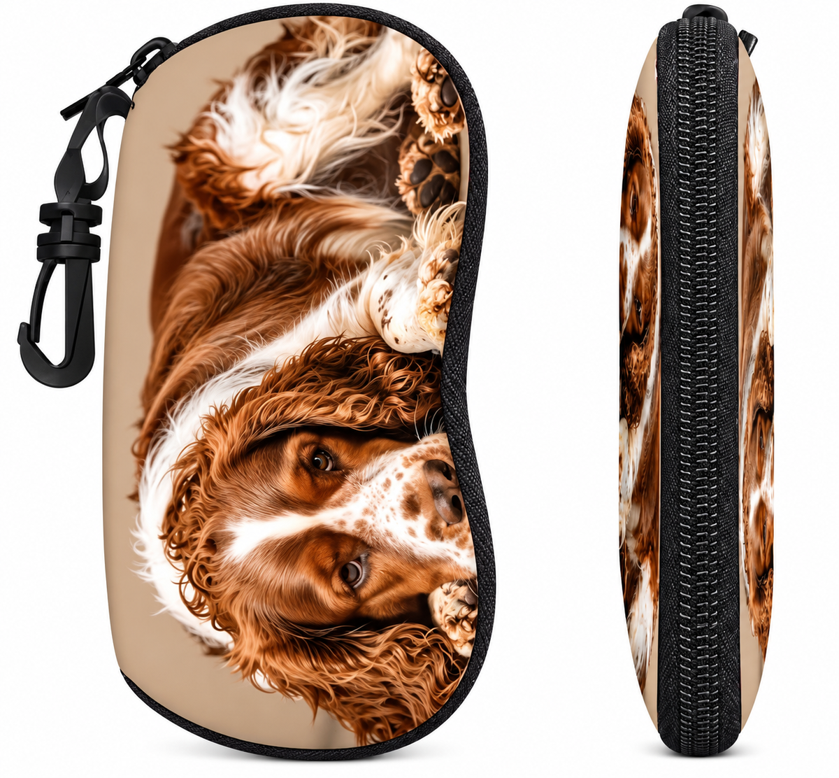 Cavelier King Charles Spaniel Soft Glasses Case