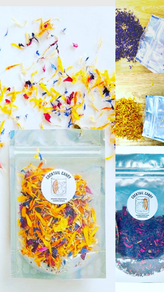 Dried edible flowers ( various options)