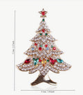 Broche de Noël en diamant