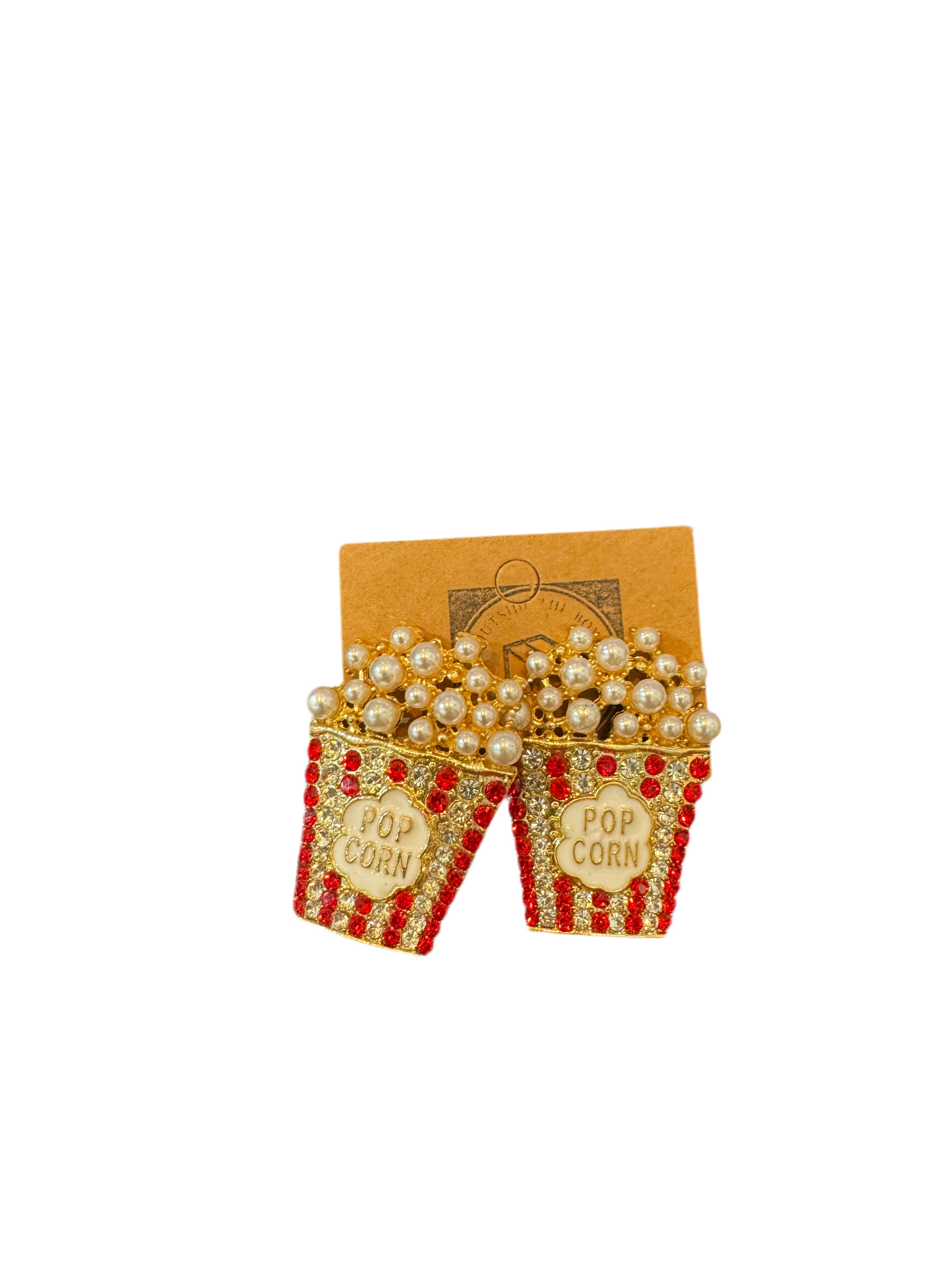 Boucles d'oreilles en perles popcorn