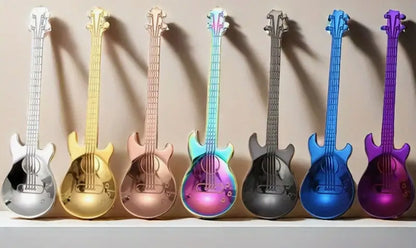 Coloured Electric Guitar Teaspoon (stainless steel)