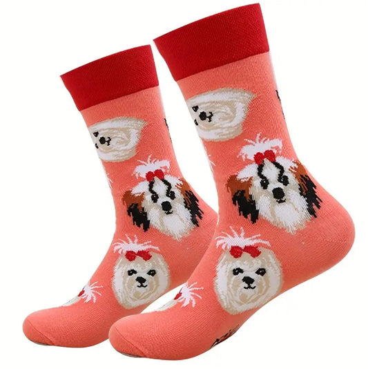 Maltese Shih tzu dog socks