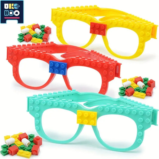 Kids building block glasses