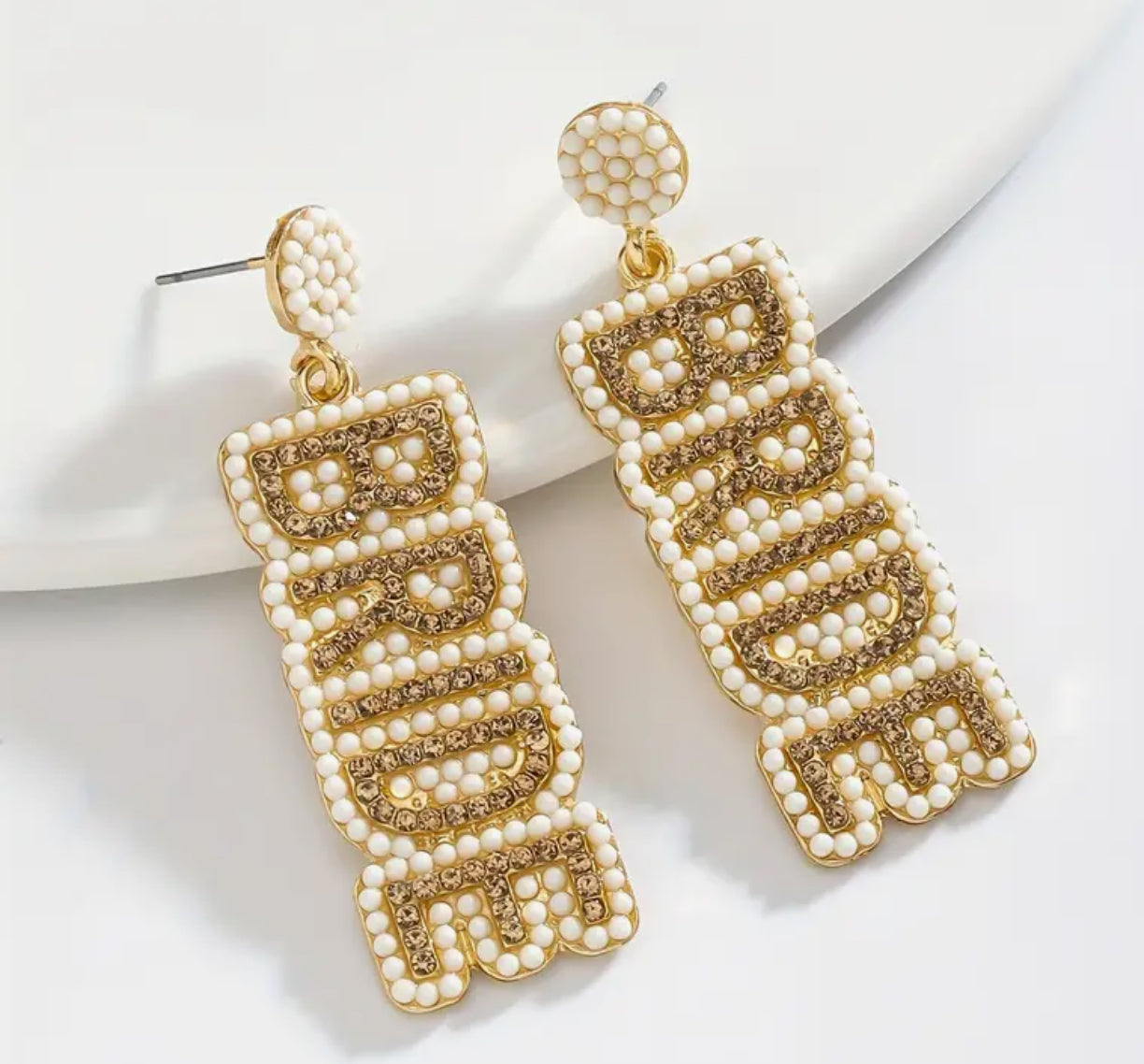 Bride beaded Earrings