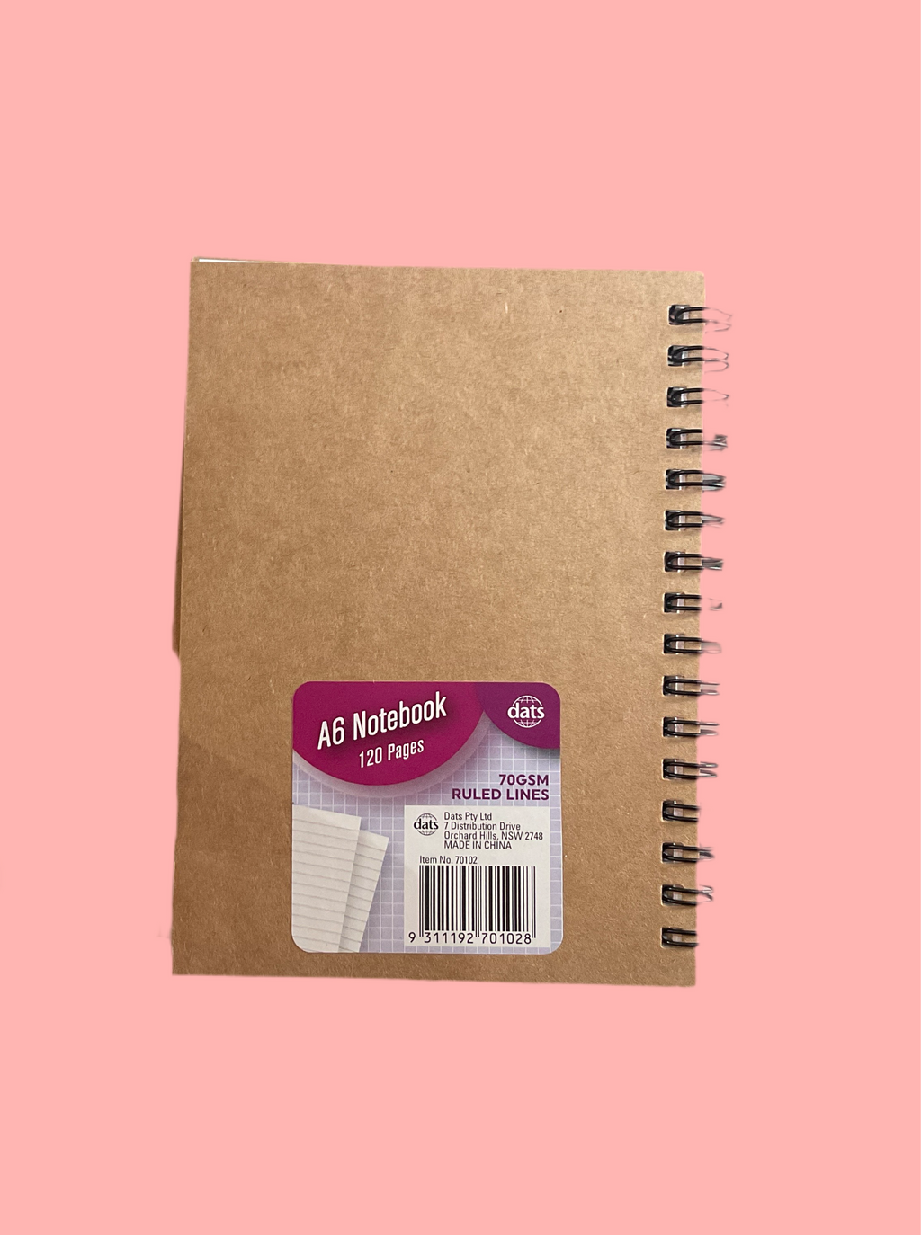 (Copie) Carnet Papillon A6