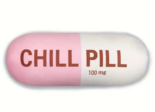 Chill Pill Cushion (Pink)