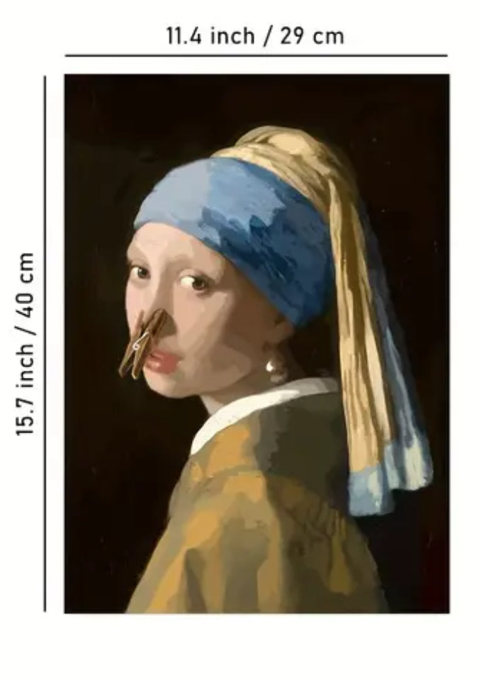 Impression sur toile amusante sans cadre