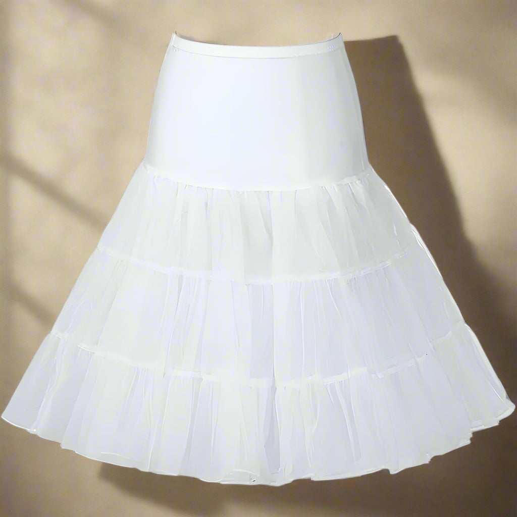 Vintage 50s A-Line Crinoline Petticoat Underskirt