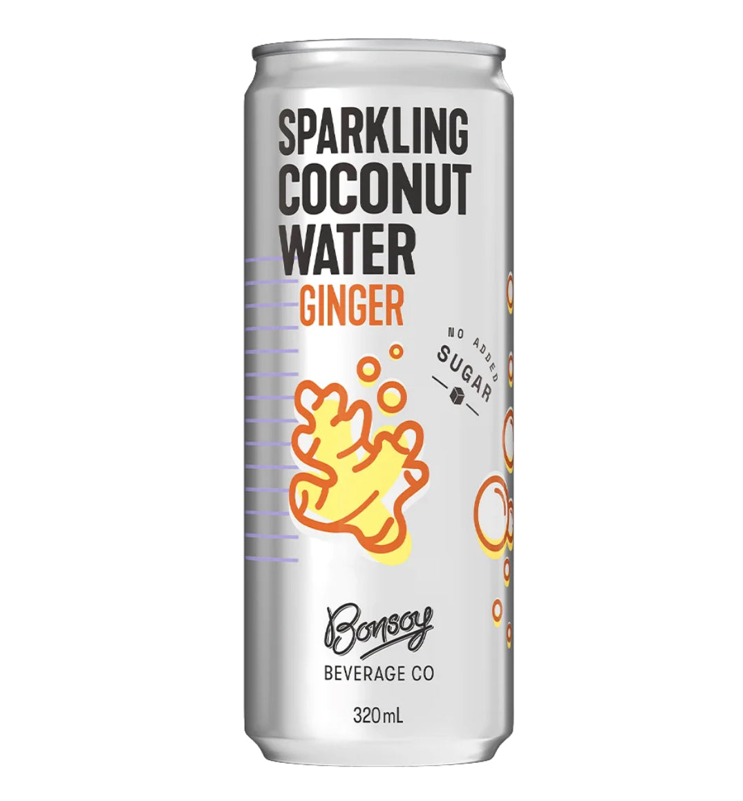 Organic Ginger Sparkling Coconut Water