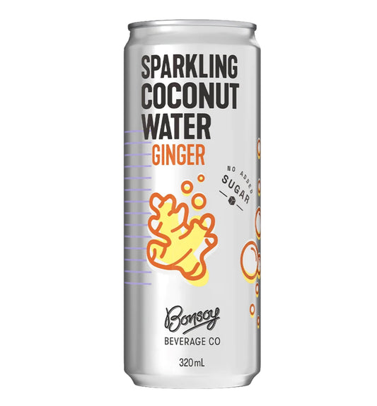 Organic Ginger Sparkling Coconut Water