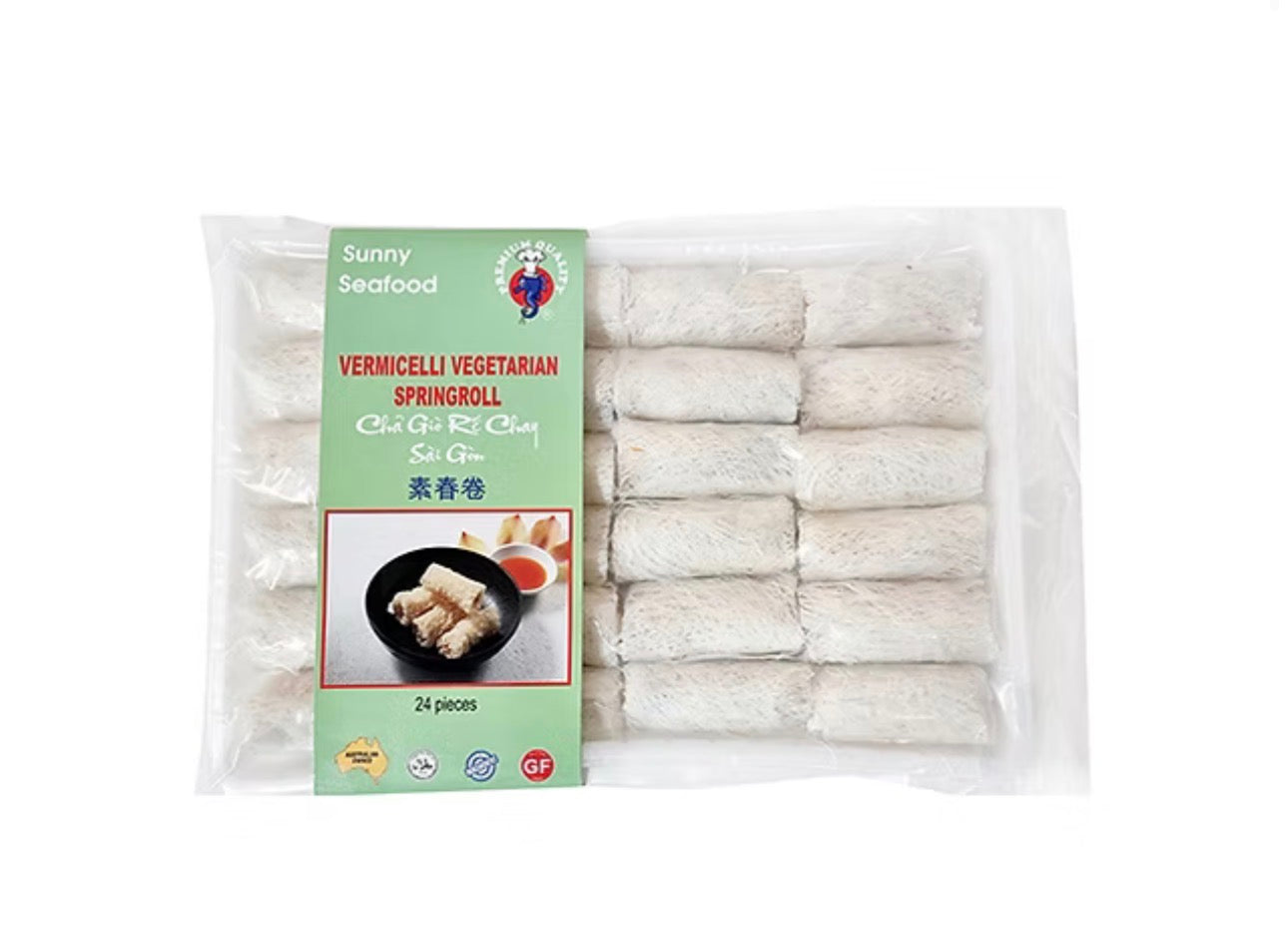 Gluten-free Vermicelli Vegetarian Spring Rolls 480g