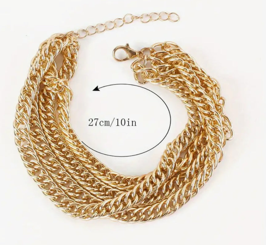 Bracelet ou chevillère multi-chaînes