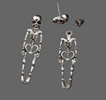 Skeleton Earrings