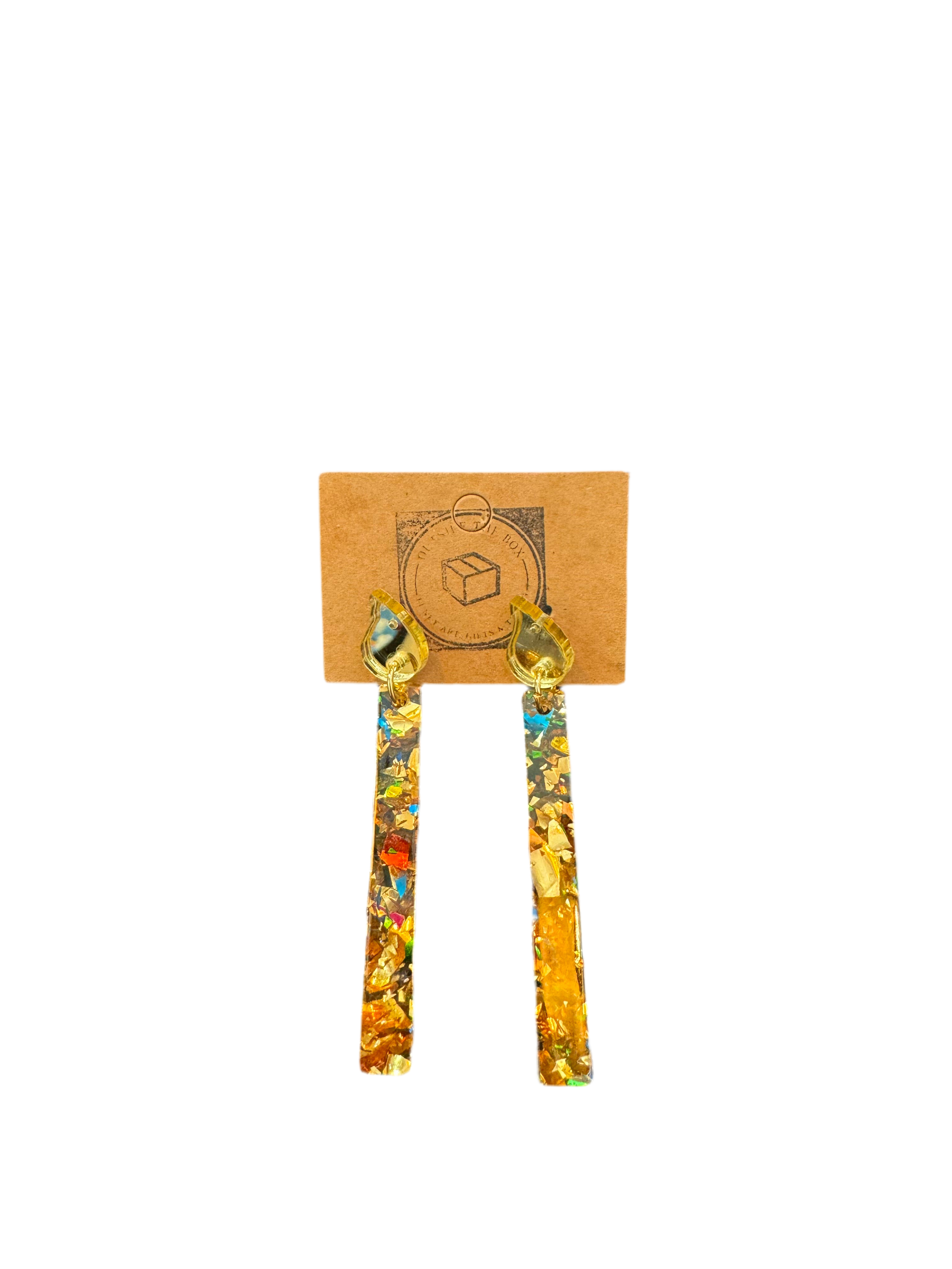 Birthday candle earrings