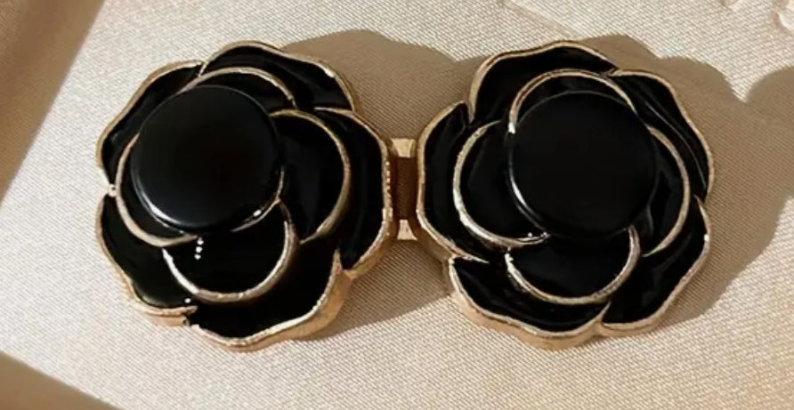 Pinces à broche pour vêtements fleuris