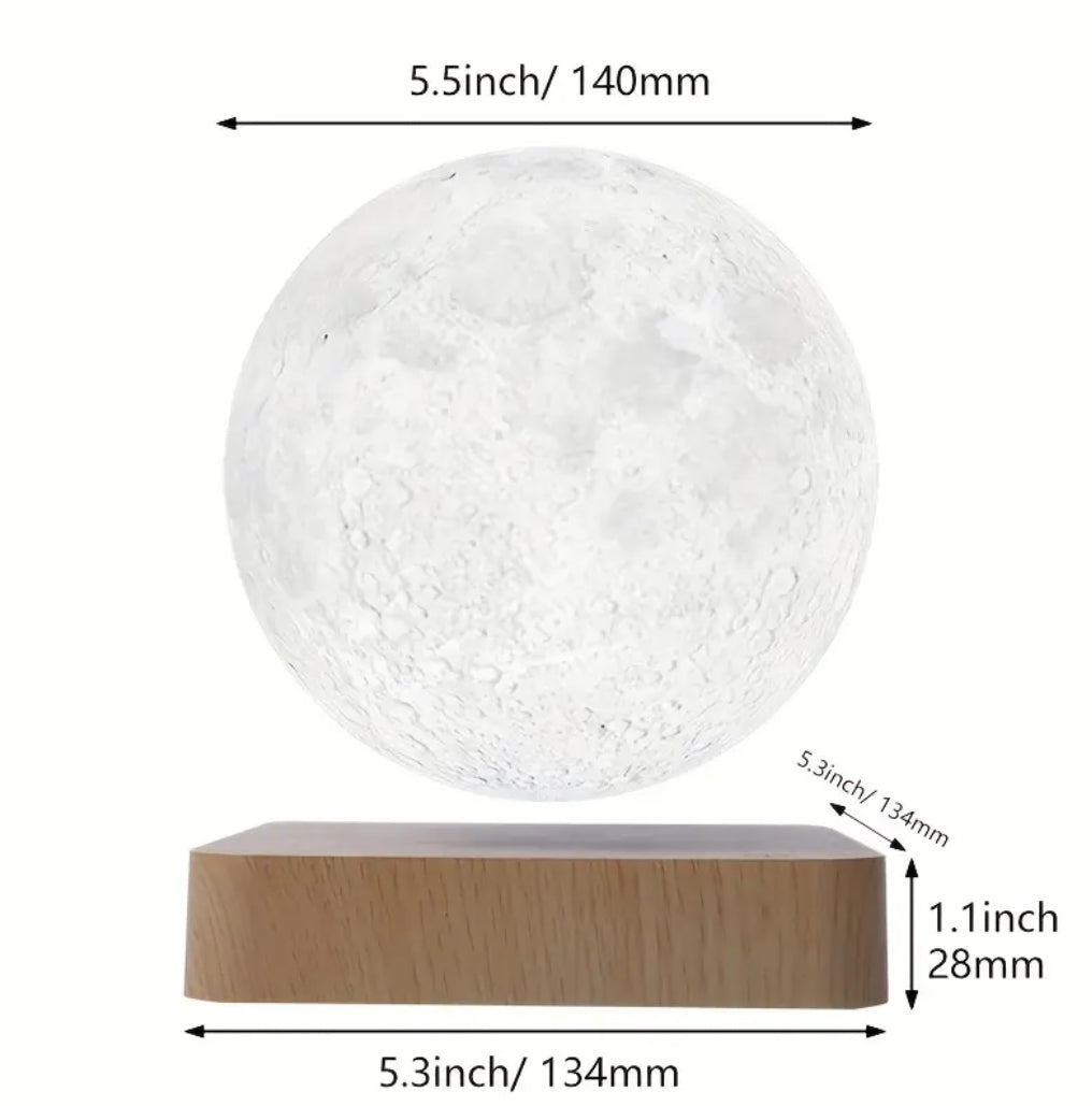 Levitating Rotating Moon Light