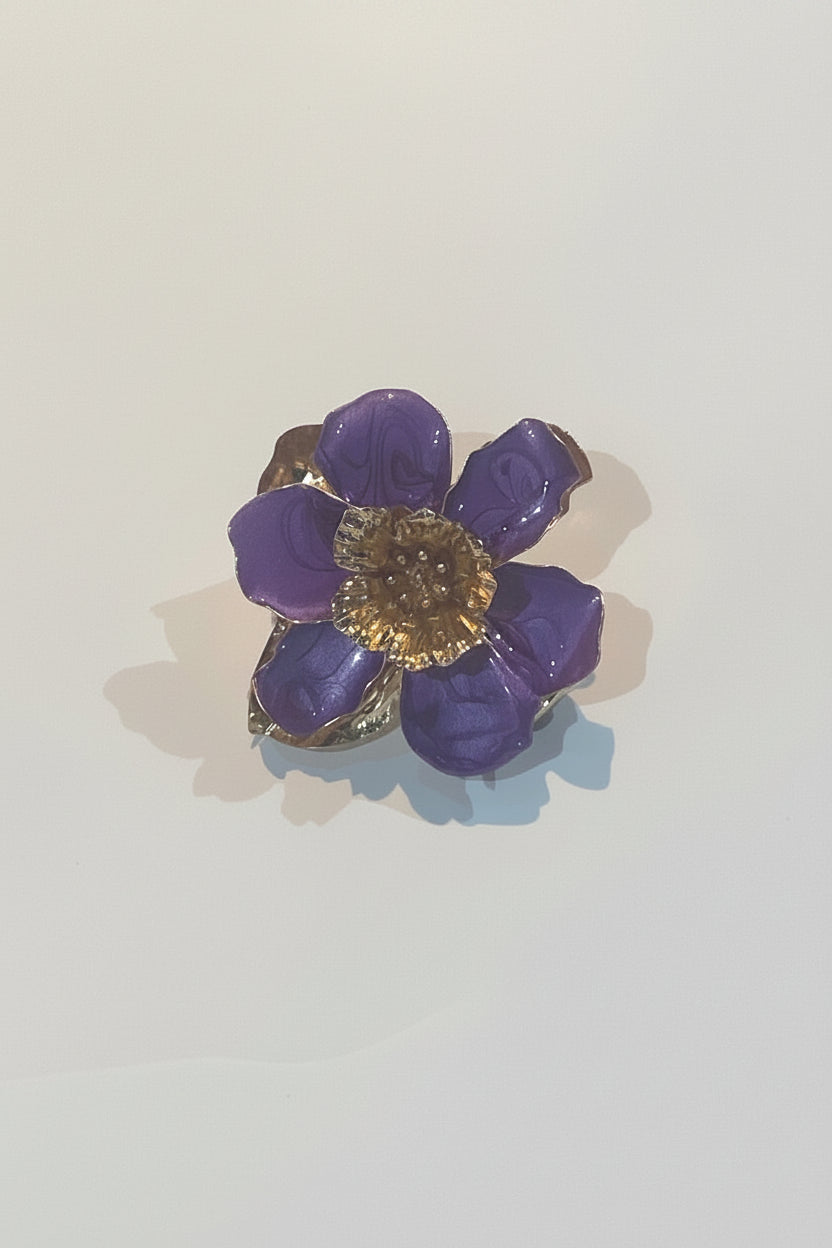 Wild Purple Rose Ring