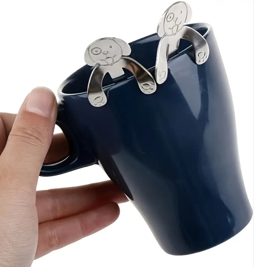 Cuillère à café pour chien (acier inoxydable)