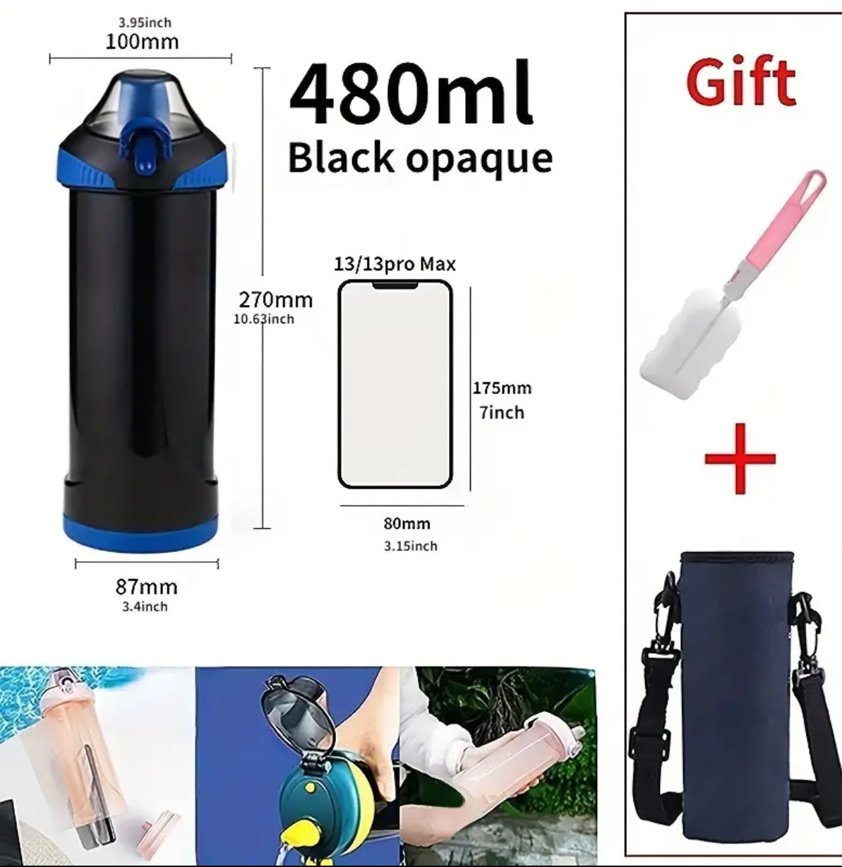 Bouteille d'eau cachette de sécurité