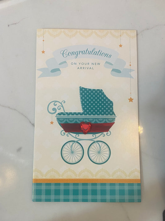 Newborn greeting card