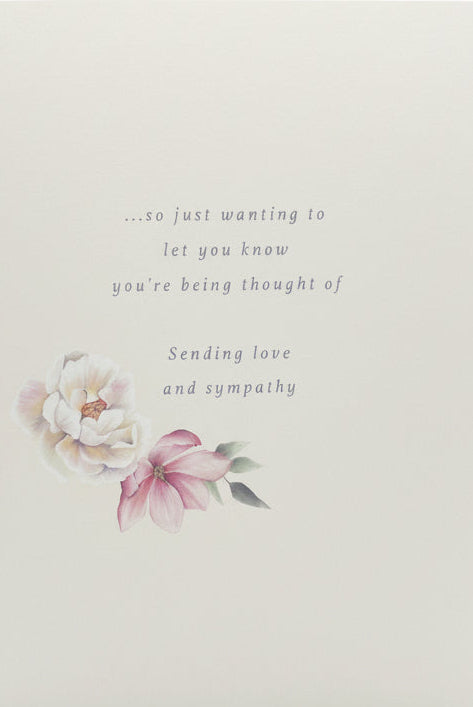 So sorry to hear of your loss - Card