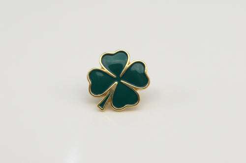 Enamel Four leaf clover pin
