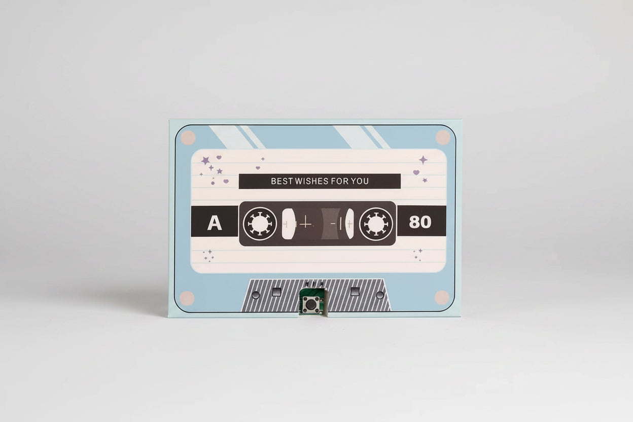Voice Recordable Cassette Greeting Card