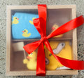 Panier amoureux du canard jaune