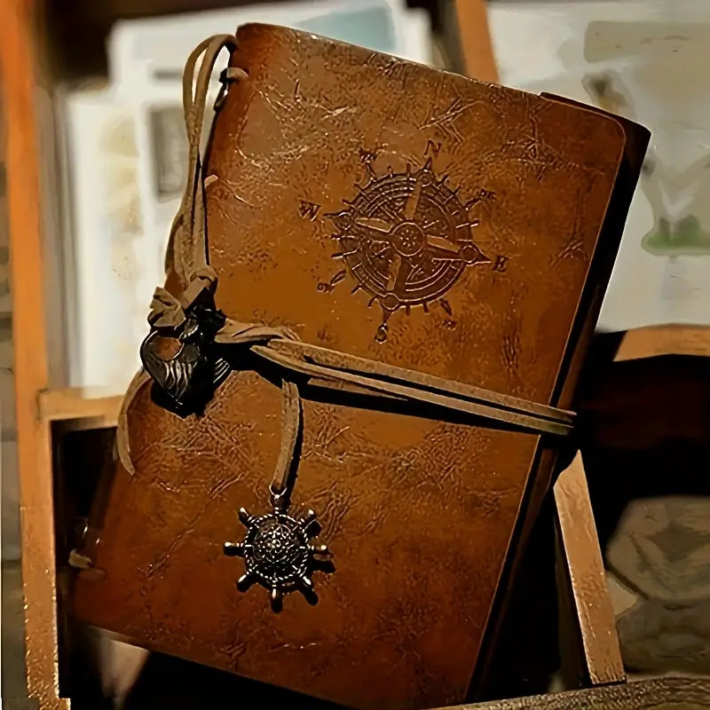 Carnet vintage en similicuir
