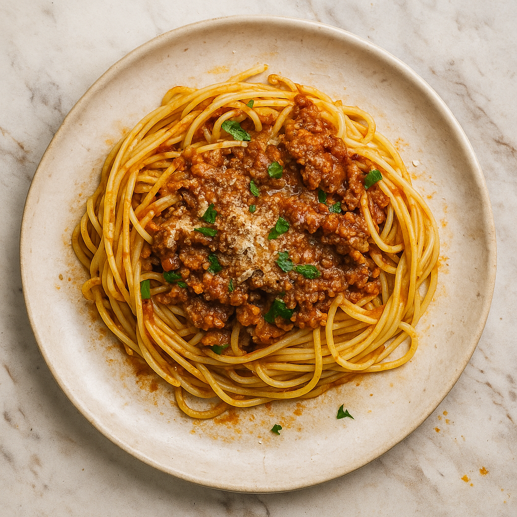 Homemade Spaghetti Bolognaise