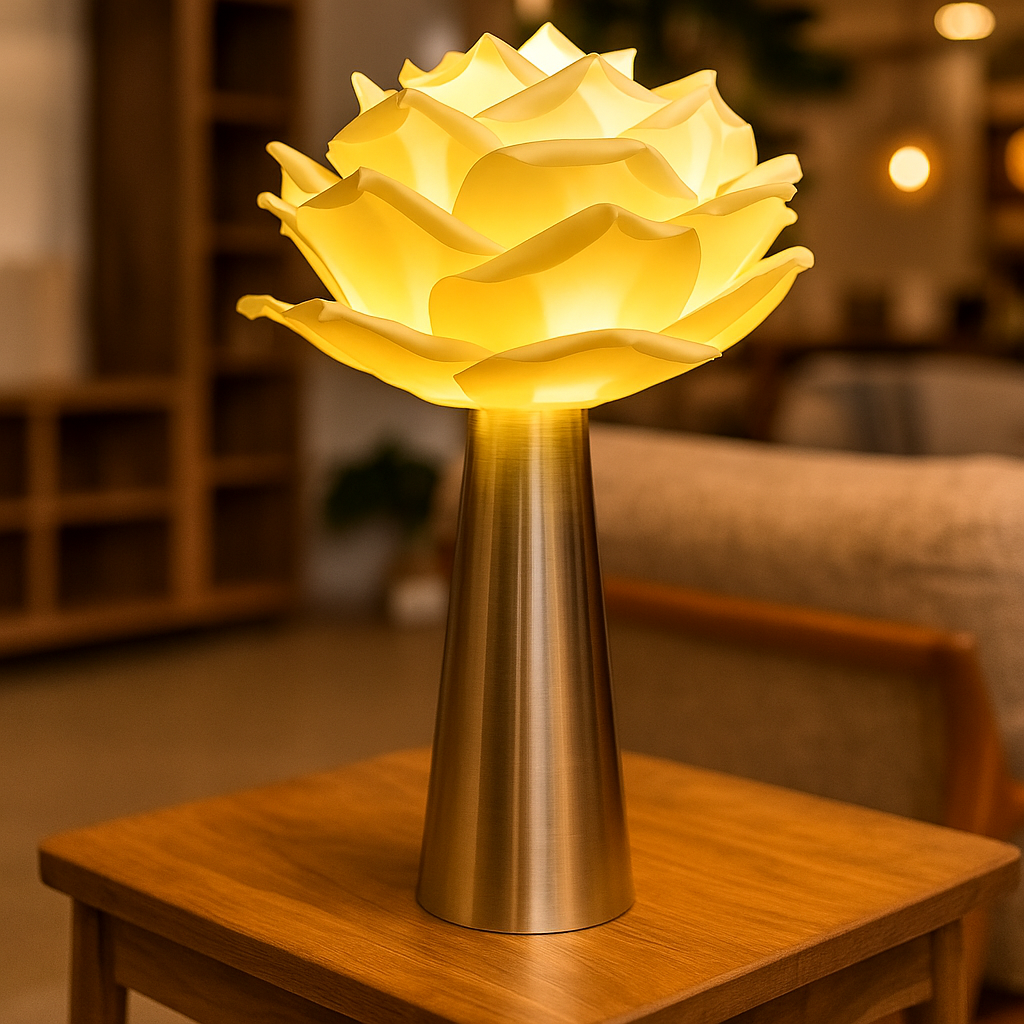 Lampe Rose Blanche – Kazz Édition Limitée