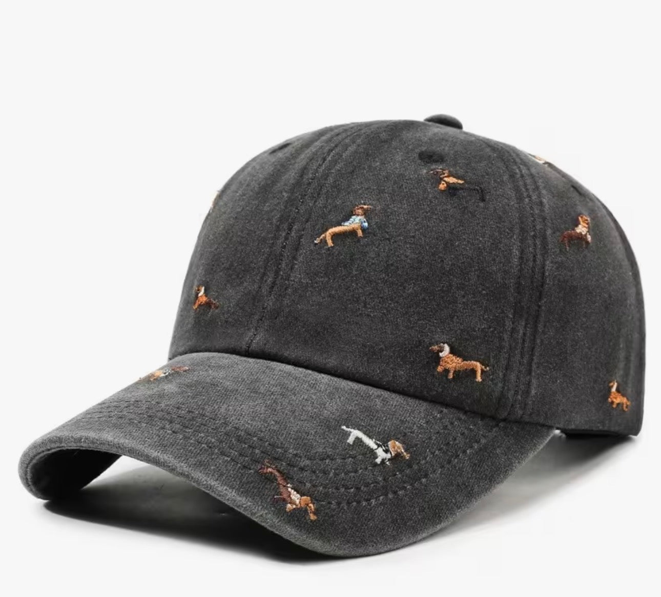 Black Dachshund Cap