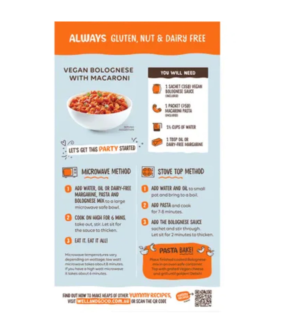 Vegan Bolognese with Macaroni 110g