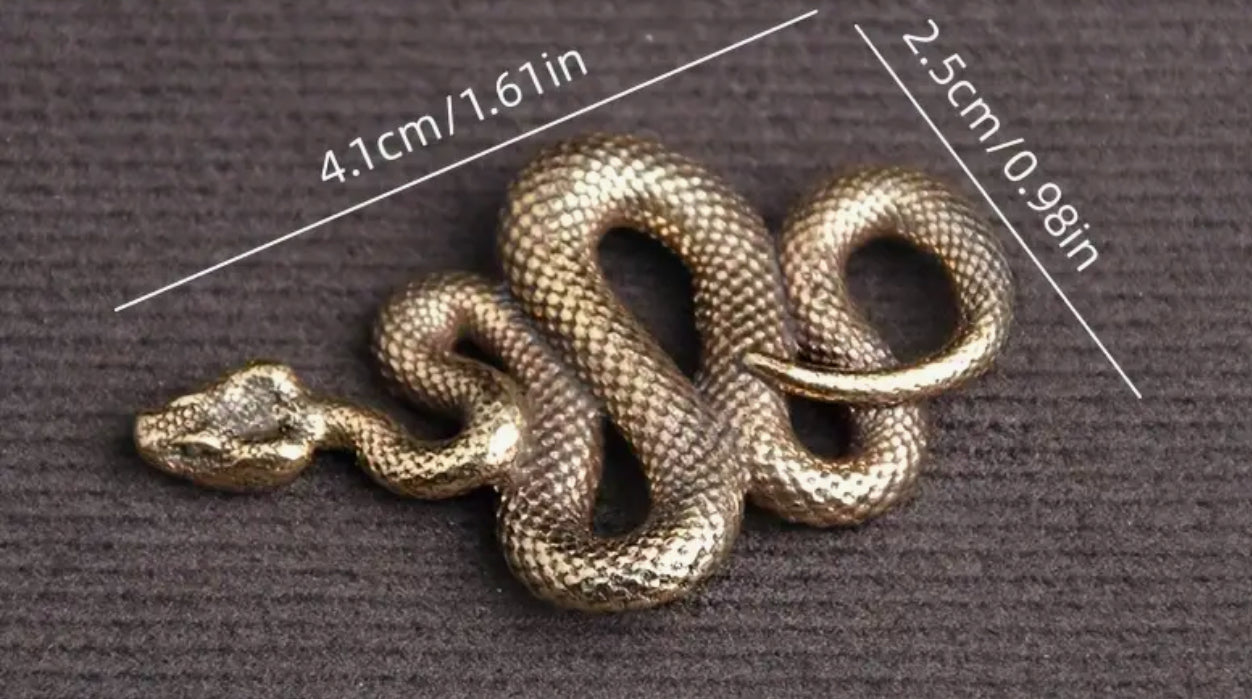 Copper Snake Keychain