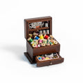 Handmade Wooden Sewing Box Miniature