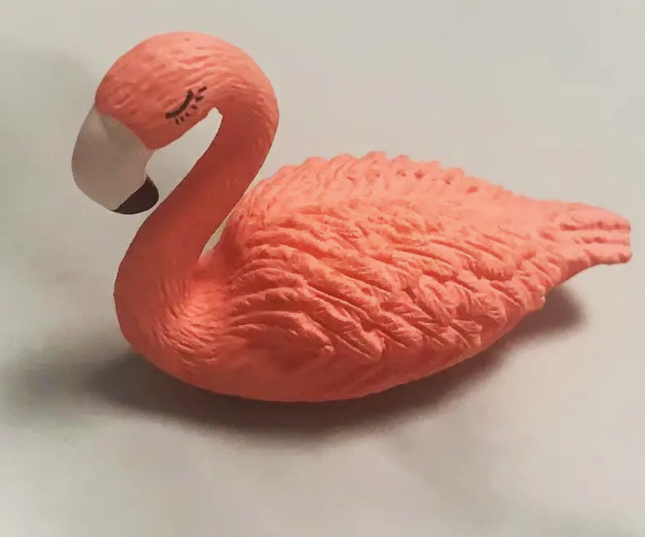 Aimant de réfrigérateur flamant rose