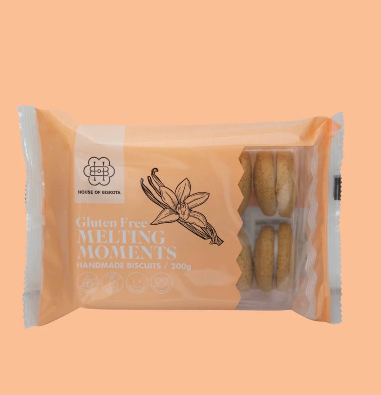 Gluten-Free Melting Moment Biscuits 200g (DF, GF, V)