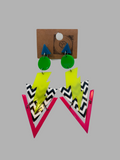 Multicoloured earrings