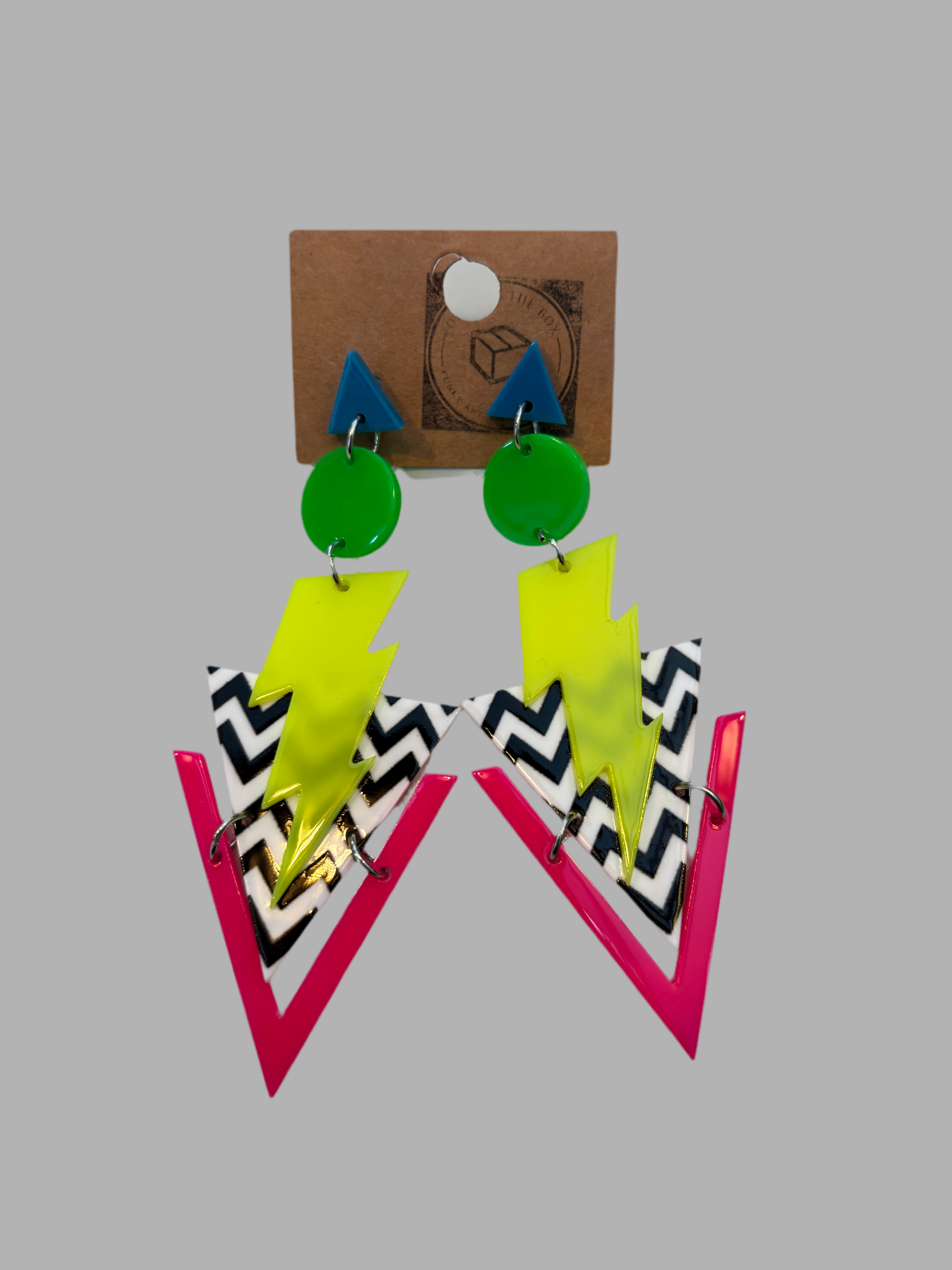 Multicoloured earrings