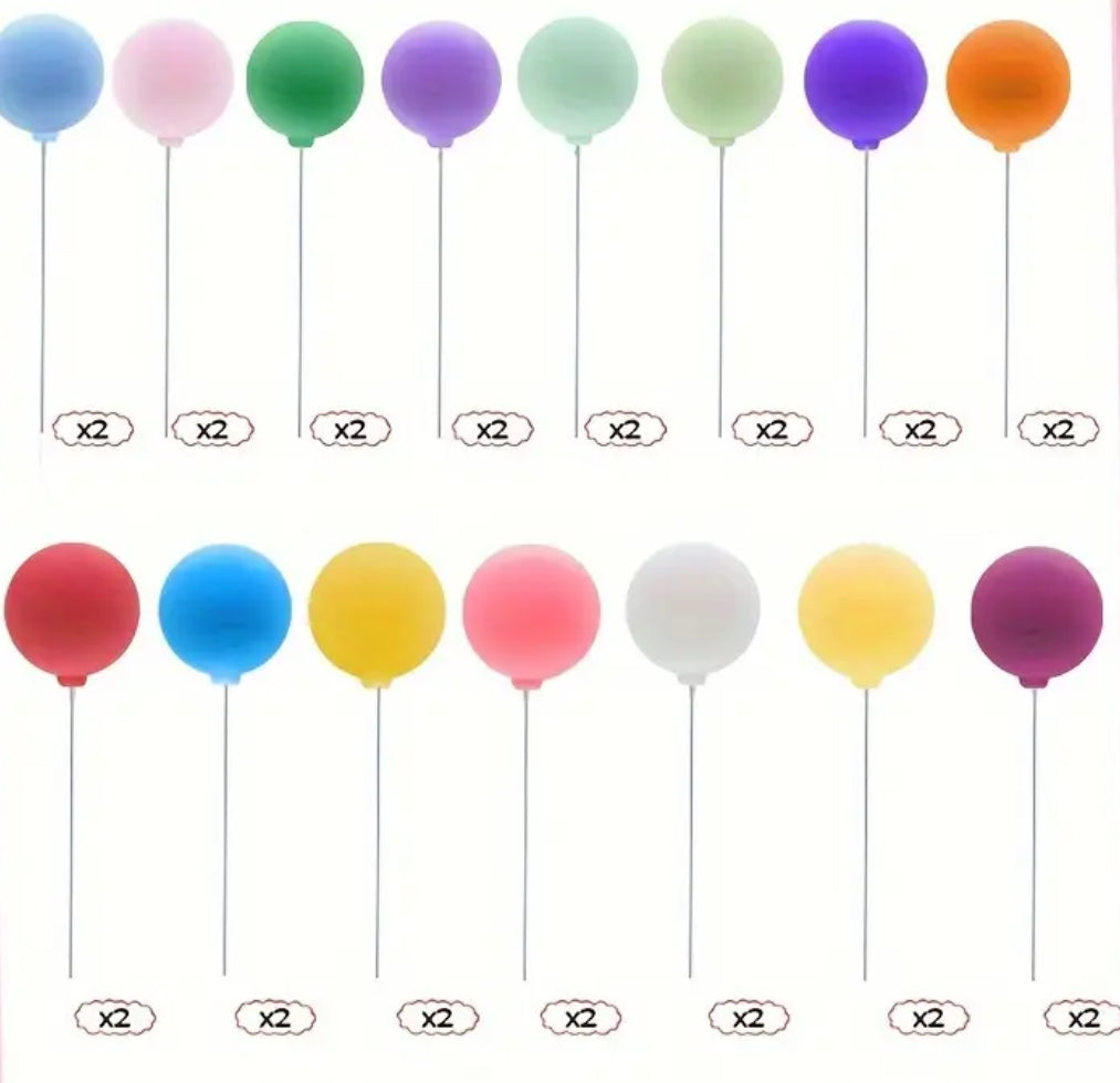 Décoration de gâteau avec ballons