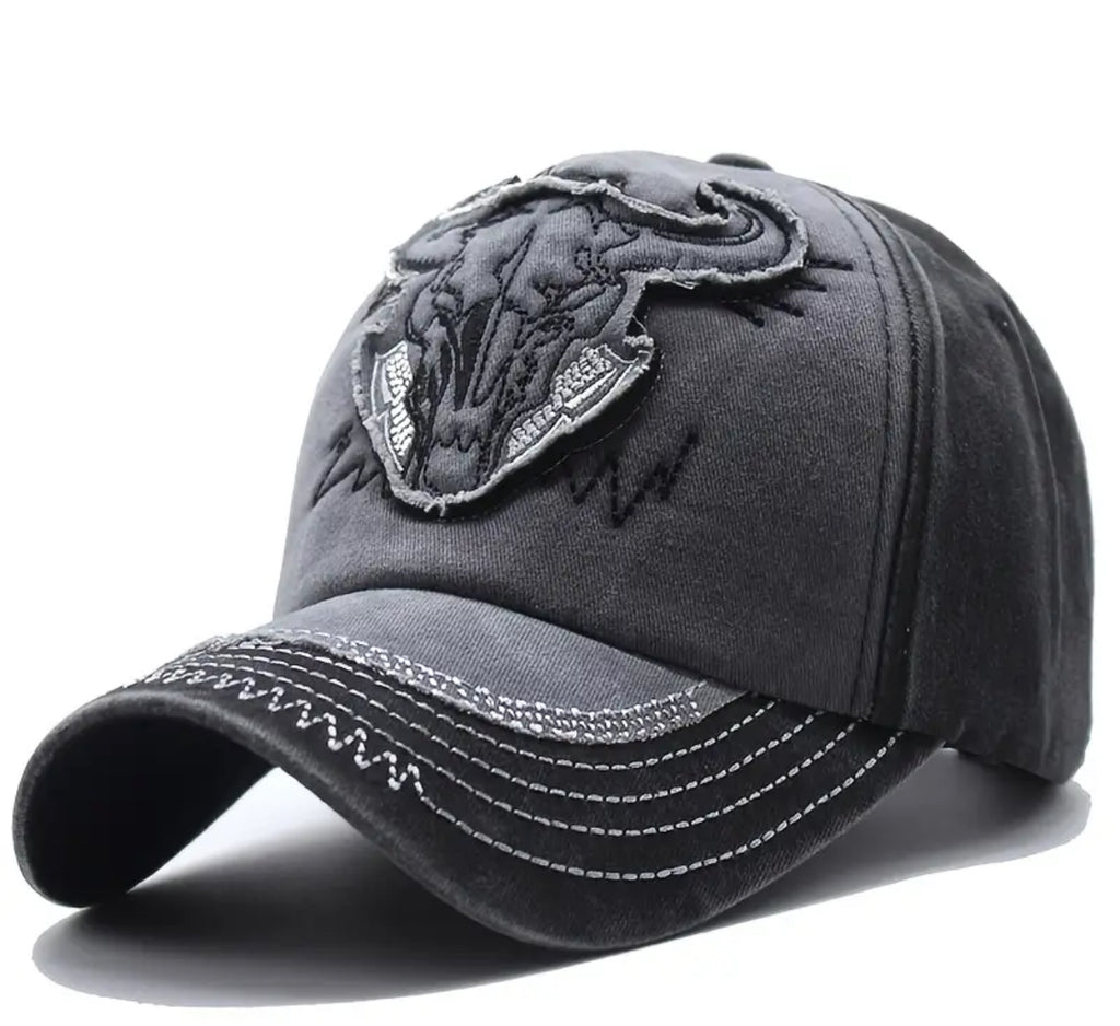 Bull Skull cap