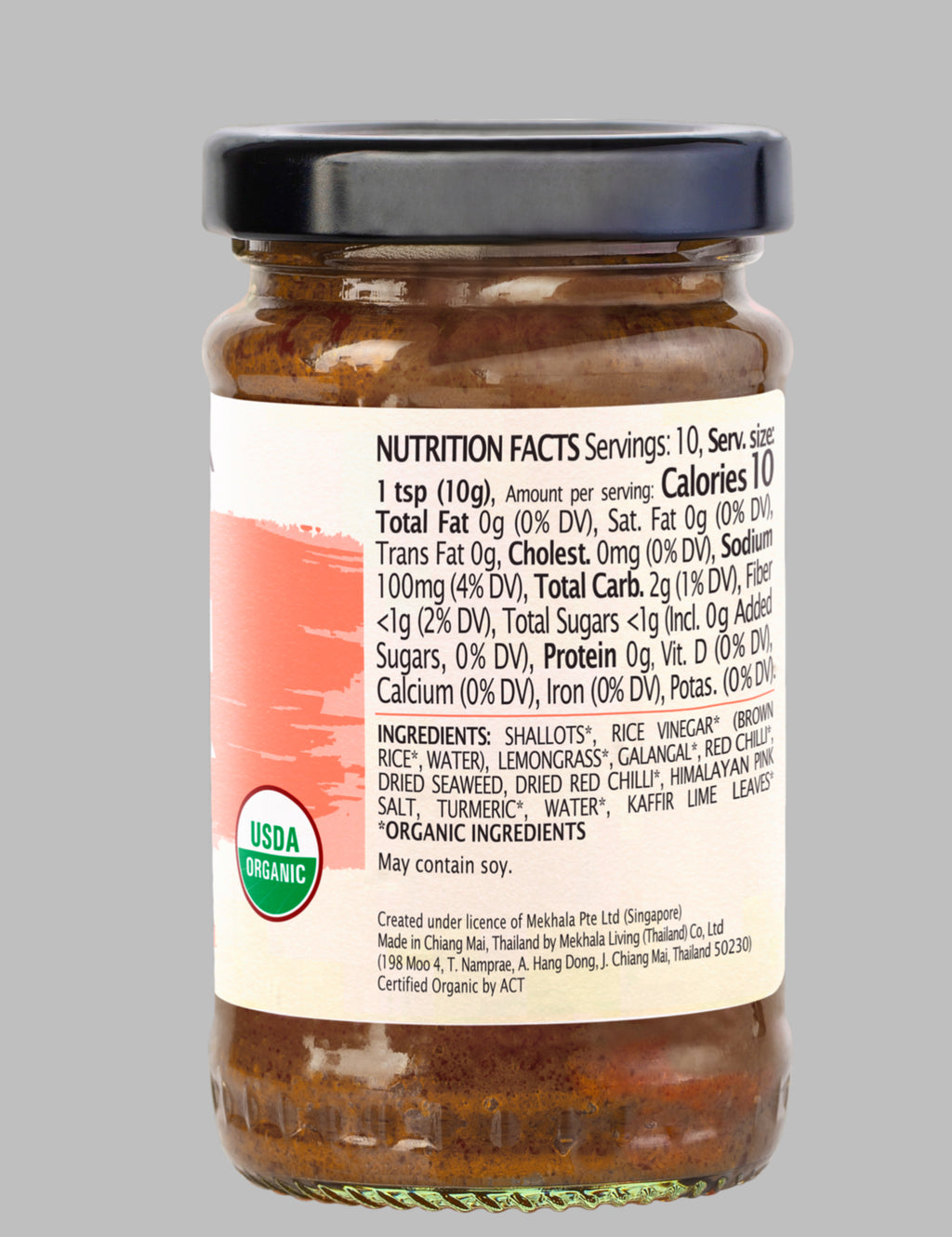 Pâte de Laksa bio et végétalienne 100 g