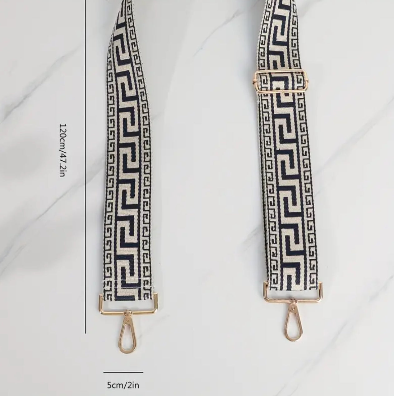 Corinthian bag straps ( 2 colours available)