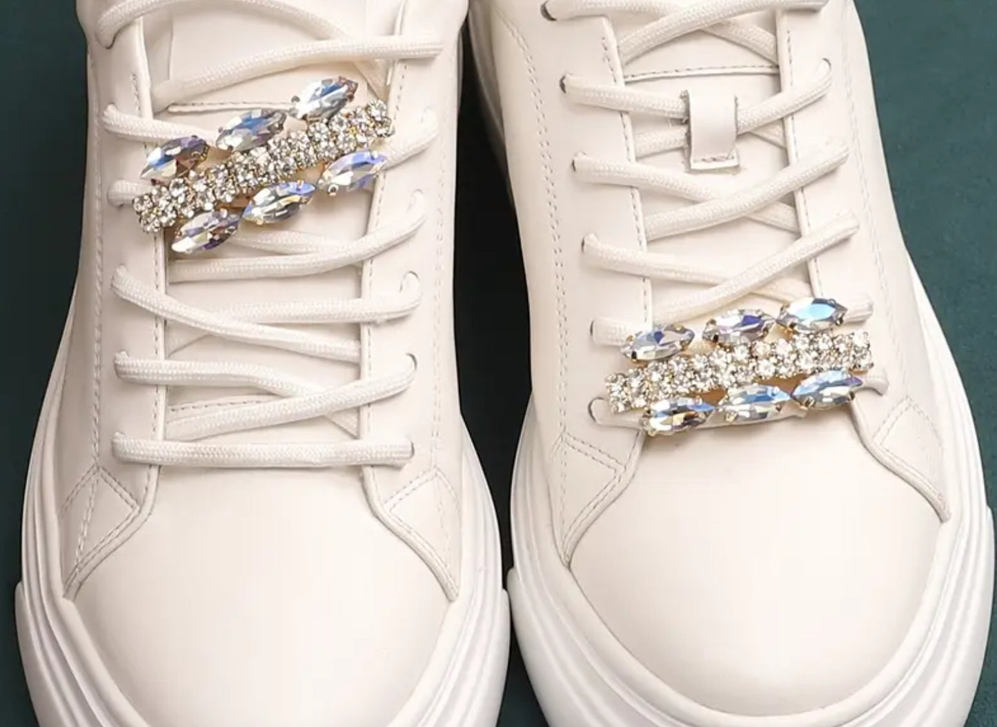 Diamonte shoelace jewellery