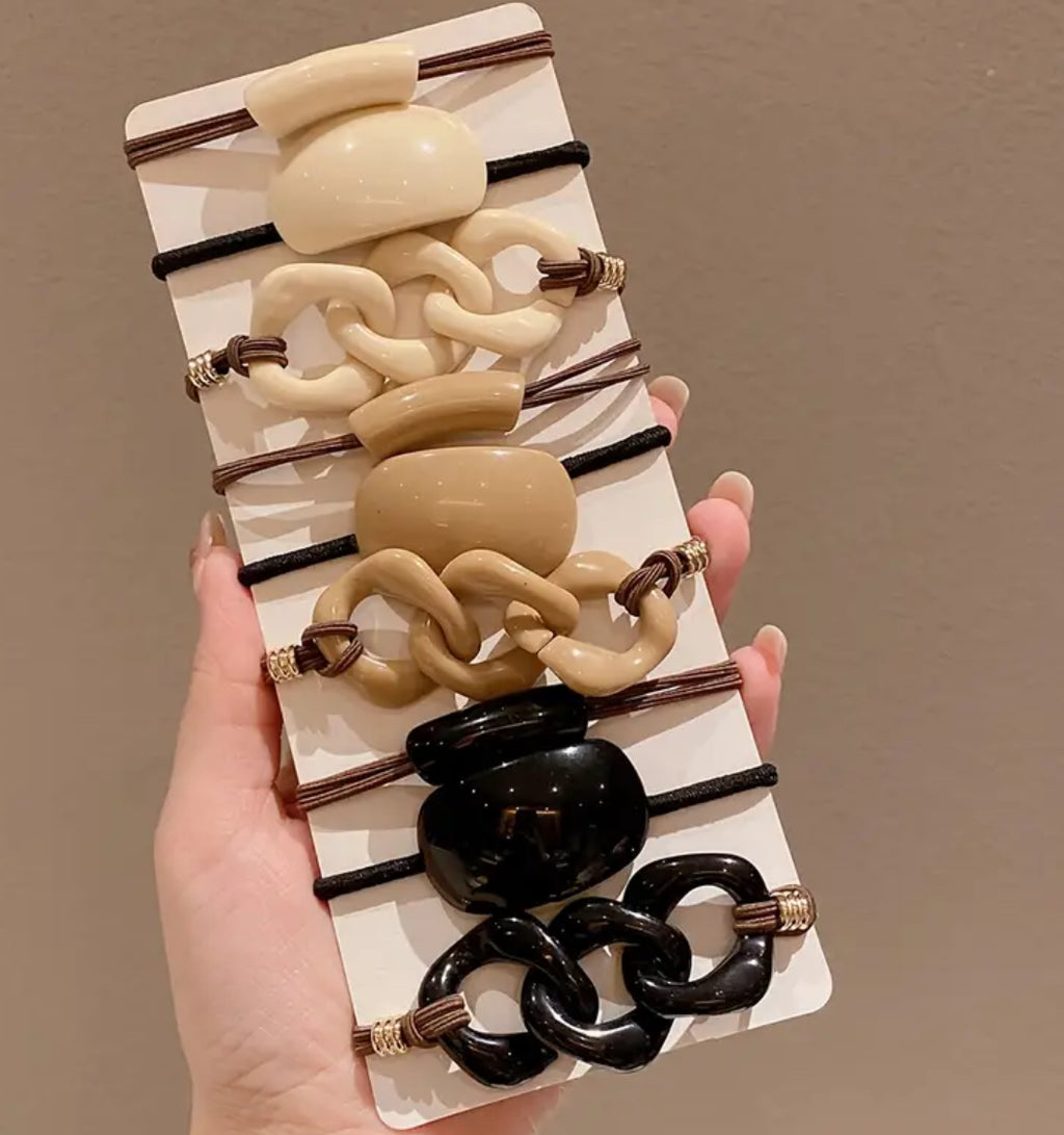 Élastique à cheveux en plastique